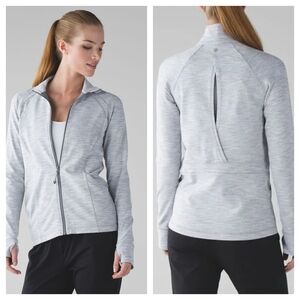 LULULEMON Sunshine Salutation Jacket Wee Are From Space Nimbus Battleship Gray